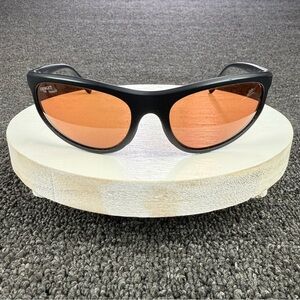 Serengeti Summit 5602 61-16-120 Rose Tone Lens Matte Black Sport Wrap Sunglasses